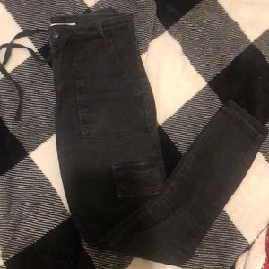 Black cargo pants
